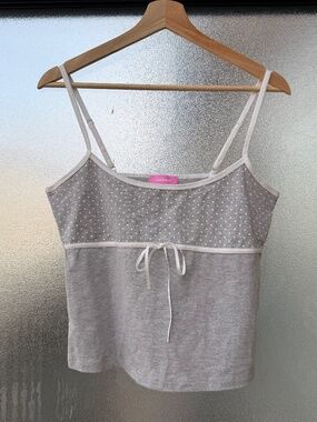 Edikted Rhoda Contrast Polka Dot Tank Top